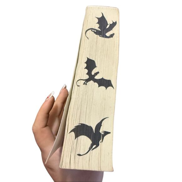 Fourth Wing by Rebecca Yarros Dragon sprayed edges Paperback - Picture 3 of 9